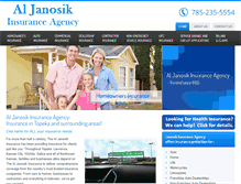 Tablet Screenshot of janosikinsurance.com